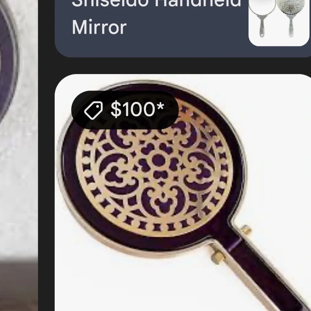 Shiseido vintage hand mirror in excellent condition